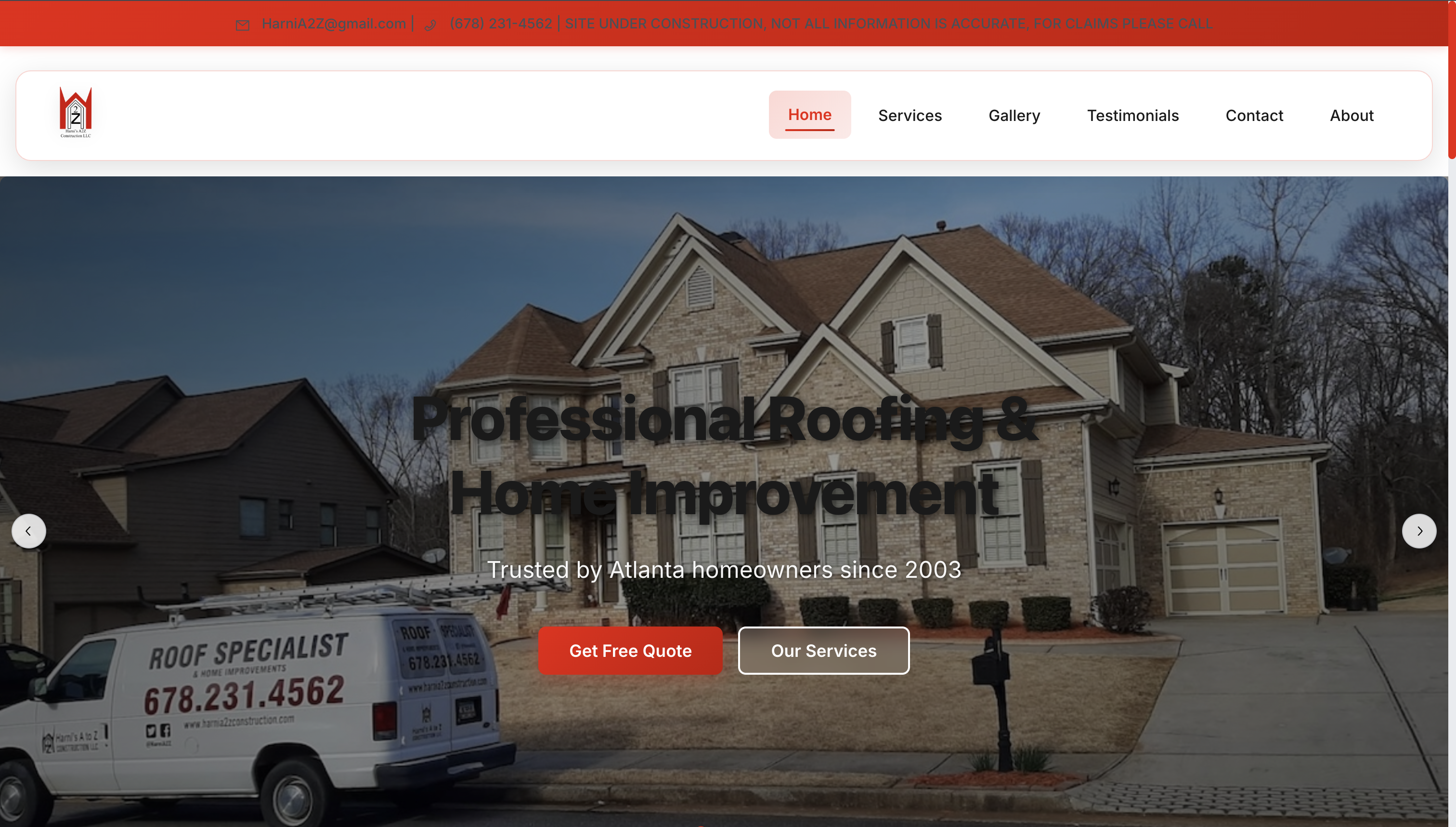 Harni's A2Z Construction